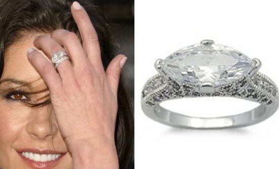 ... 10 carats engagement ring from Justin Theroux - Price: 1 million