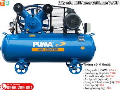 Máy nén khí PUMA Đài Loan 7.5HP