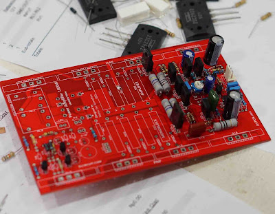 Assembling power amplifier blazer with PCB Double layer