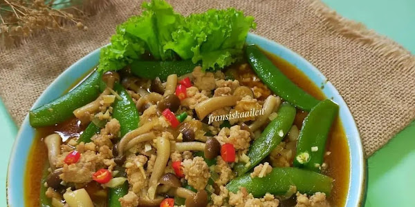 Resep Oseng Jamur Daging Cincang