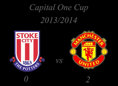 Stoke City vs Manchester United Capital One Cup Result 2013