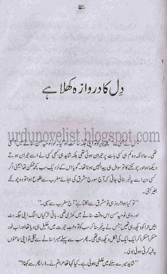 Free download Dil ka darwaza khula hai novel by Nighat Abdullah pdf, Online reading.