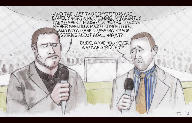 Warrior Gavin O'Connor Commentators Sketch