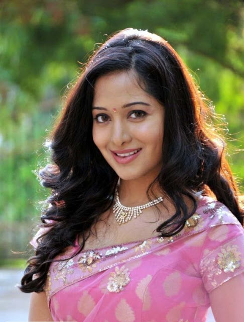 Amrita Rao Beautiful and Spicy Pink Saree Pics