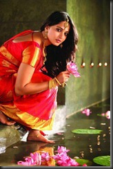 Anushka Shetty Cute Saree Stills