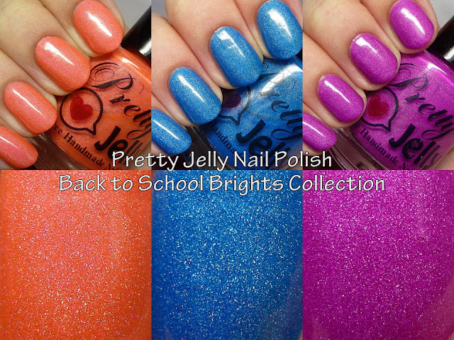 Pretty Jelly Nail Polish Back to School Brights Collection