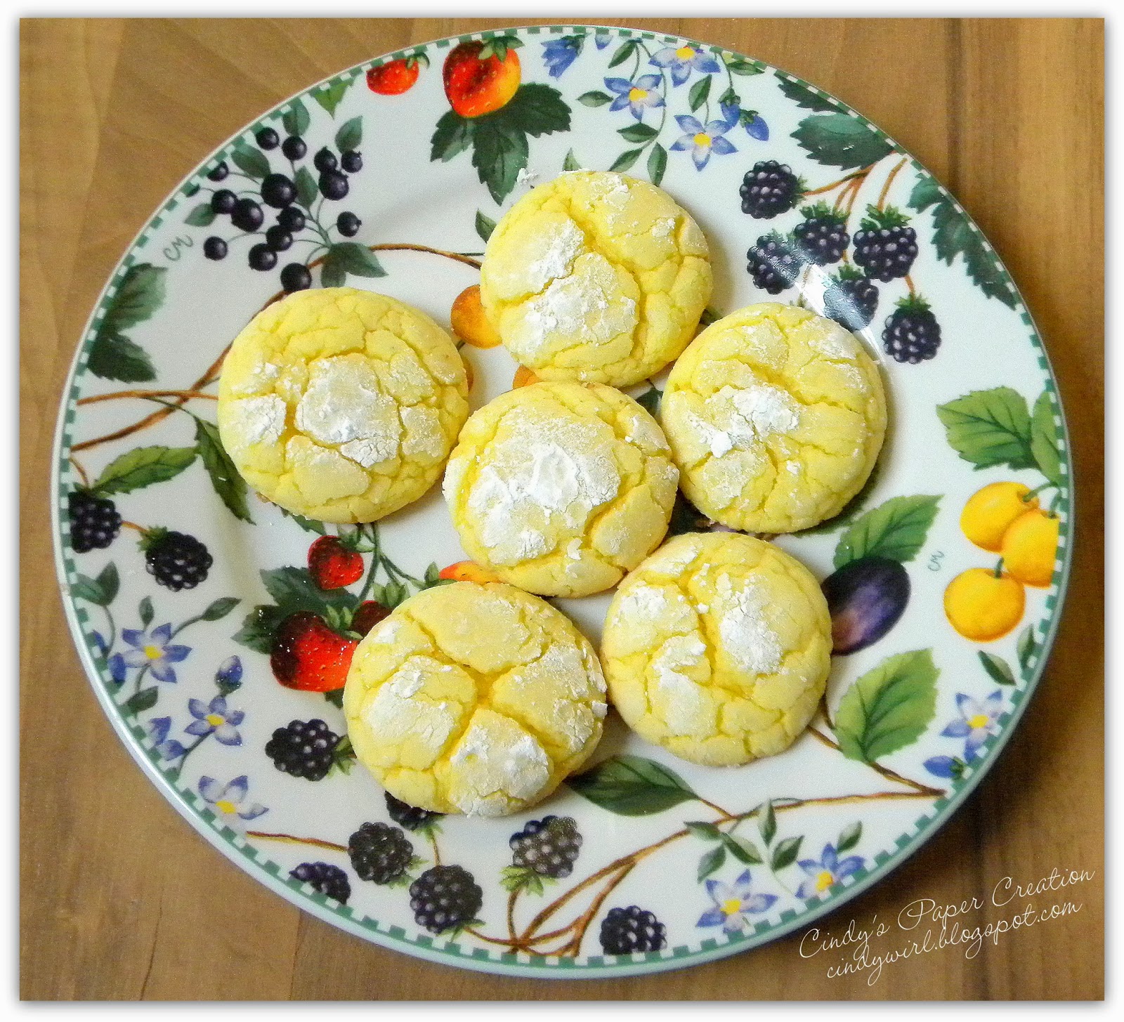 Lemon Crinkle Cookie Recipe