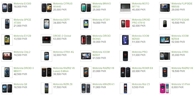 Motorola Mobiles Prices