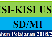 Download Gratis Kisi-Kisi USBN SD/MI Tahun 2019