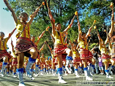 Colorful Ethnic Majorettes