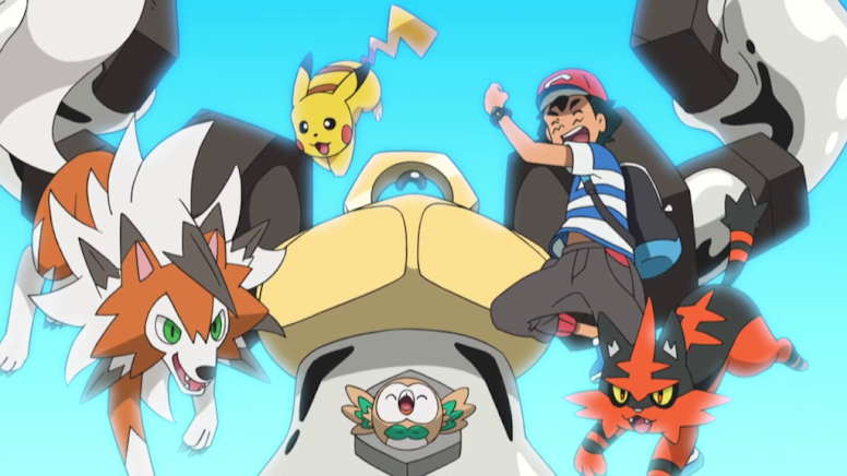 Equipe de Ash em Alola