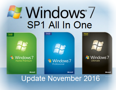 Windows 7 SP1 AIO 24IN1 Update November 2016