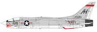 Hasegawa 1/48 F-8E CRUSADER 'VF-111 SUNDOWNERS' (07524) Color Guide & Paint Conversion Chart