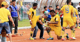 foto terbaru kemenangan Barito putera atas Mitra Kukar