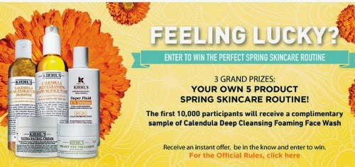 Kiehls Free Sample Calendula Deep Cleansing Foaming Face Wash