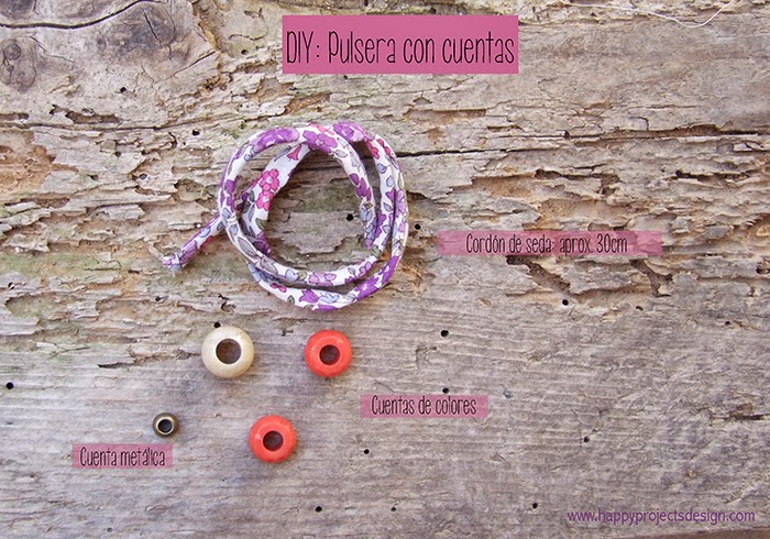 DIY Pulsera con cuentas