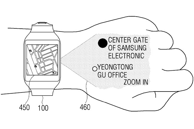 Samsung Smartwatch Concept Design Turns Your Hand Into A Display