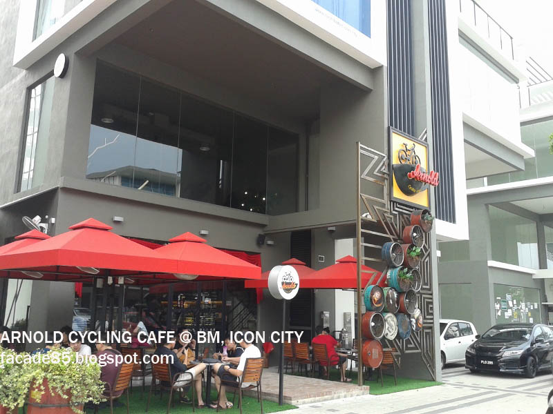 dream facade: Arnold Cycling Cafe @ Icon City, BM, Penang