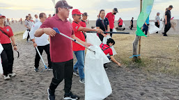  Aksi Bersih-Bersih Pantai, Sepanjang Pantai Biaung Kesiman