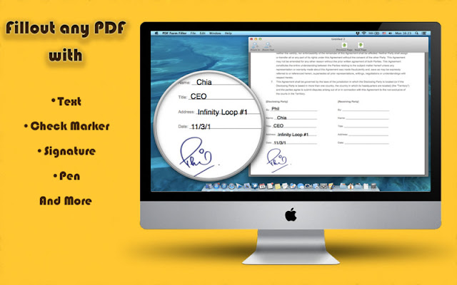 PDF Form Filler-No more printing %50 off