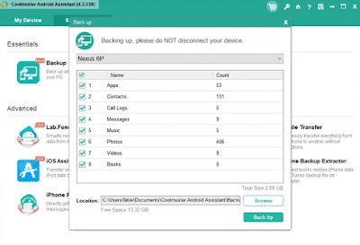 افضل برنامج لعمل نسخة احتياطية تطبيق مميز للاندرويد على الكمبيوتر  CoolMuster