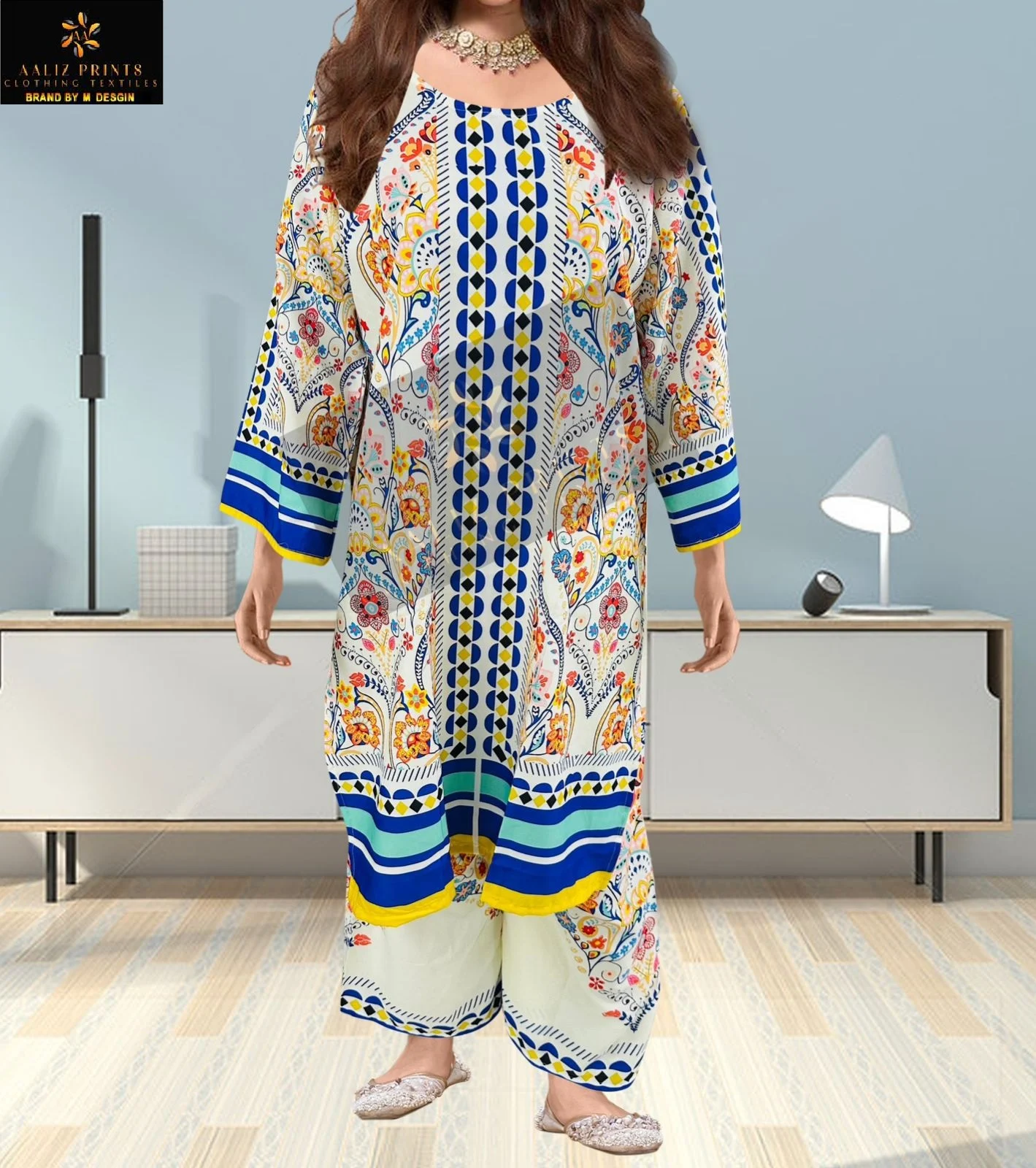 Design 3049-3054 Aaliz Prints Lawn Co Ord Set