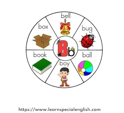 6 B words for kids-- Learn English through pictures