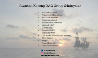 Jawatan Kosong OAG Group (Malaysia)