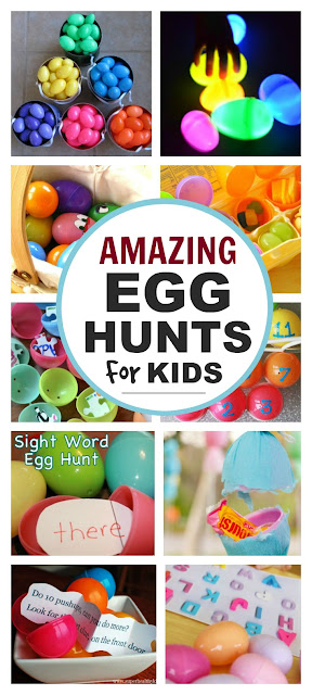 Over 20 Easter egg hunt ideas for kids. Wow, these are awesome!!!