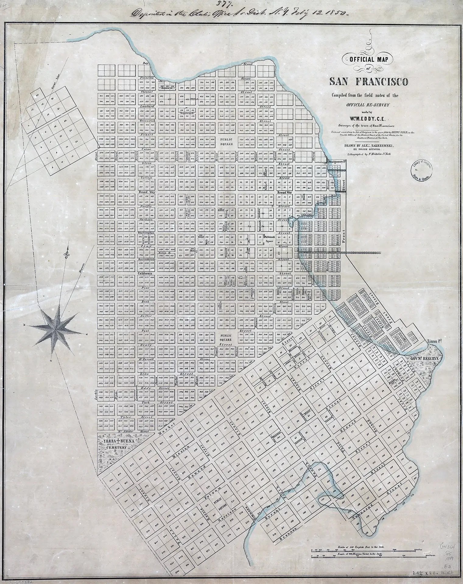Official map of San Francisco