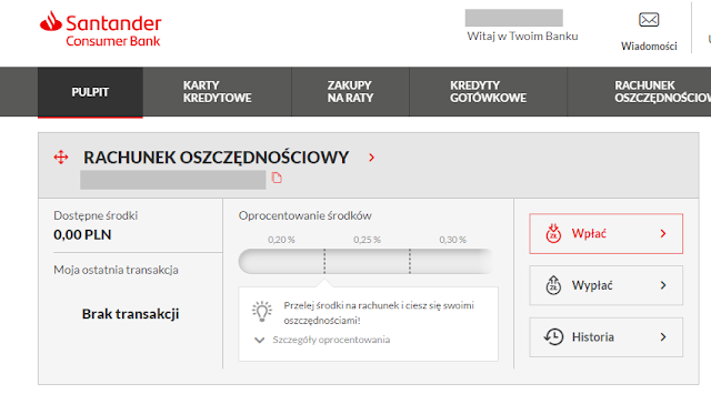 Bankowość internetowa Santander Consumer Banku