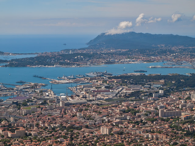 jiemve, le temps d'une pose, Toulon, Mont Faron, panorama, rade