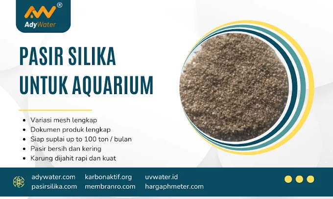 Mencari Tempat Jual Pasir Silika Aquascape di Surabaya ? Ya di Ady Water | Putih Bersih Cerah dengan Berbagai Ukuran