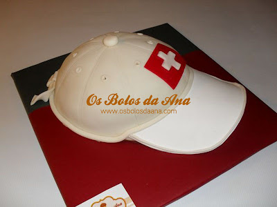 Bolos Chapeu do Benfica, Bolos Chapeus, Bolos Bones, Bolos Futebol, Bolos Decorados Futebol, Designer de Bolos, Cake Designers