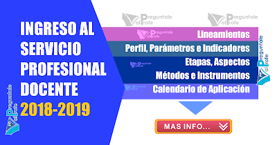 Ingreso al Servicio Profesional Docente 2018-2019