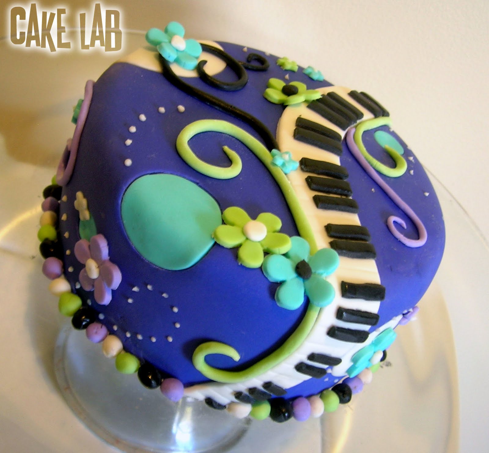 ZacO Cakes  Funky Piano Cake 