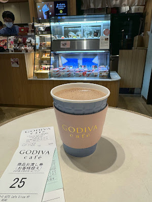 Godiva Café Ginza [Tokyo, JAPAN] - Decadent super rich hot chocolate drink perfet for cold winter time