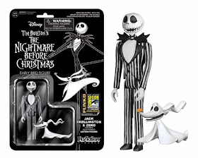 SDCC 14 Exclusive The Nightmare Before Christmas “Early Bird Figure” Jack Skellington & Zero Retro Action Figures