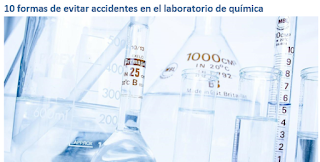 formas de evitar accidentes en el laboratorio de química