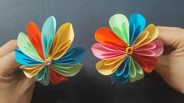 How to make a paper umbrella craft