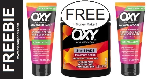 FREE Oxy Acne Product CVS Deals