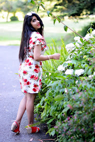 Love for floral dresses