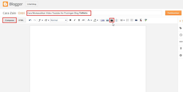 Cara Memasukkan Video Youtube Ke Postingan Blog Terbaru