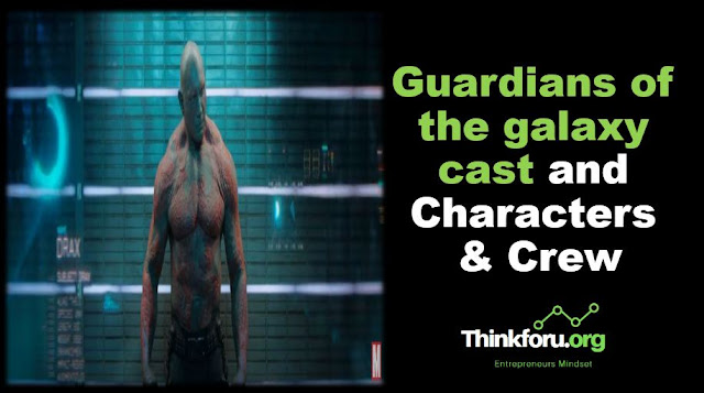 Cover Image of Guardians of the galaxy cast and characters & crew