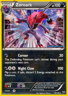 Zoroark Pokemon X and Y Card