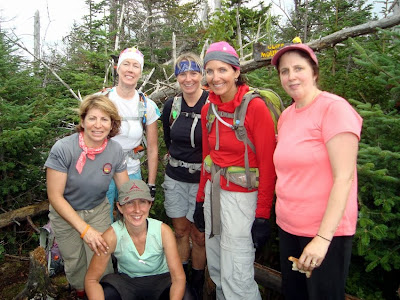 Cliff's summit, L to R: Beth, Marcy (seated), Helen, Elizabeth, Marie, Judy.  Missing:  Carol

The Saratoga Skier and Hiker, first-hand accounts of adventures in the Adirondacks and beyond, and Gore Mountain ski blog.