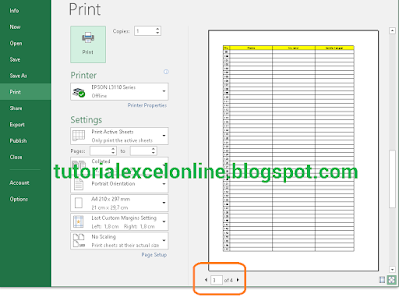 Cara Membuat Baris Pertama Tabel Otomatis Jadi Judul Header di Tiap Halaman Excel Saat Dicetak/print