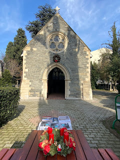 Chapel of the Feriköy Protestant Cemetery, 8 December 2022.