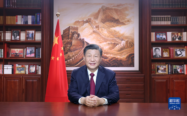 Cover Image Attribute: Screengrab of Chinese President Xi Jinping's New Year speech / Source: Xinhua