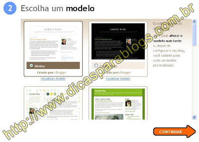 Modelos de Templates Blogger